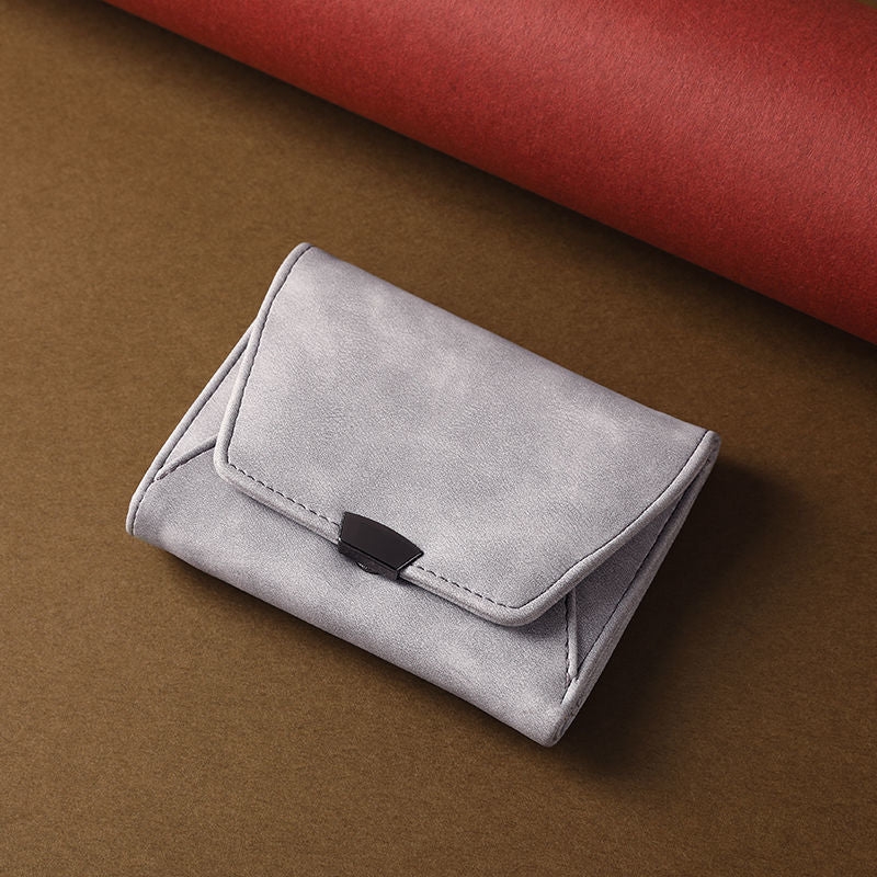 Elegant Textured Leather Card Holder Kalsten