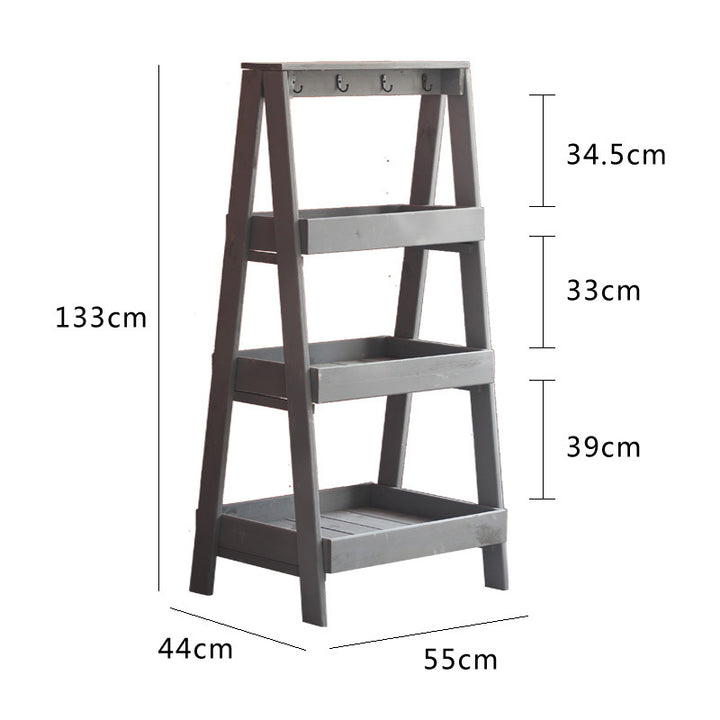 Wooden shelf Kalsten