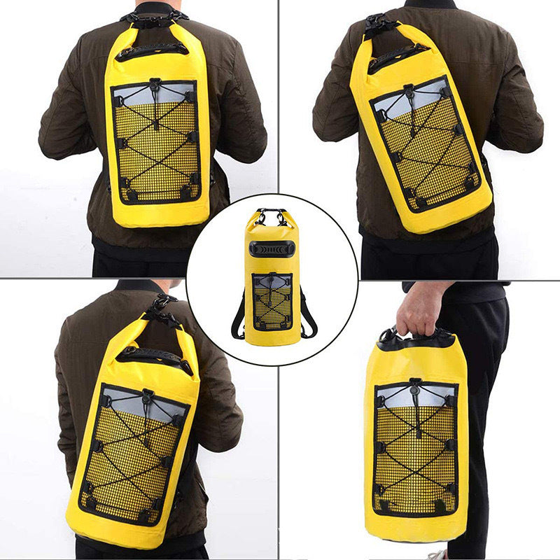 Durable Dry Bag with Mesh Pocket Kalsten