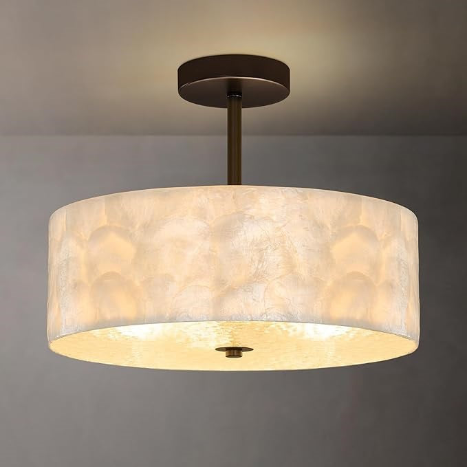 Modern Drum Ceiling Light Fixture