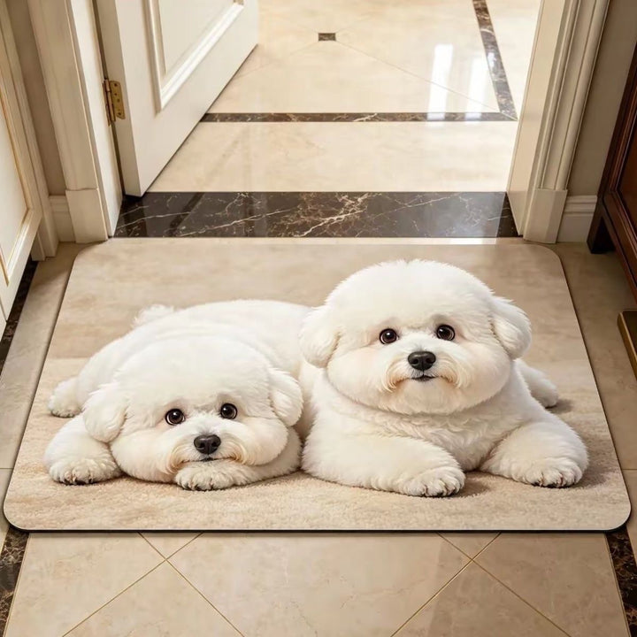 Corgi-Themed Plush Area Rug Kalsten