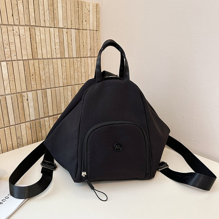 Modern Triangle-Shaped Utility School Backpack