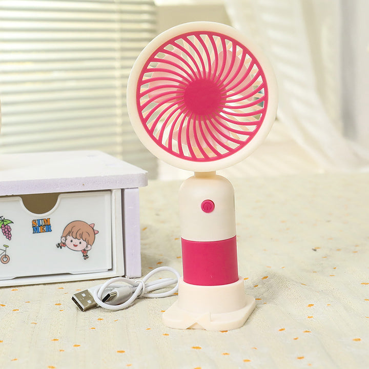 Ladies Portable Table Fan with USB Connection and Flexible Tilt Kalsten