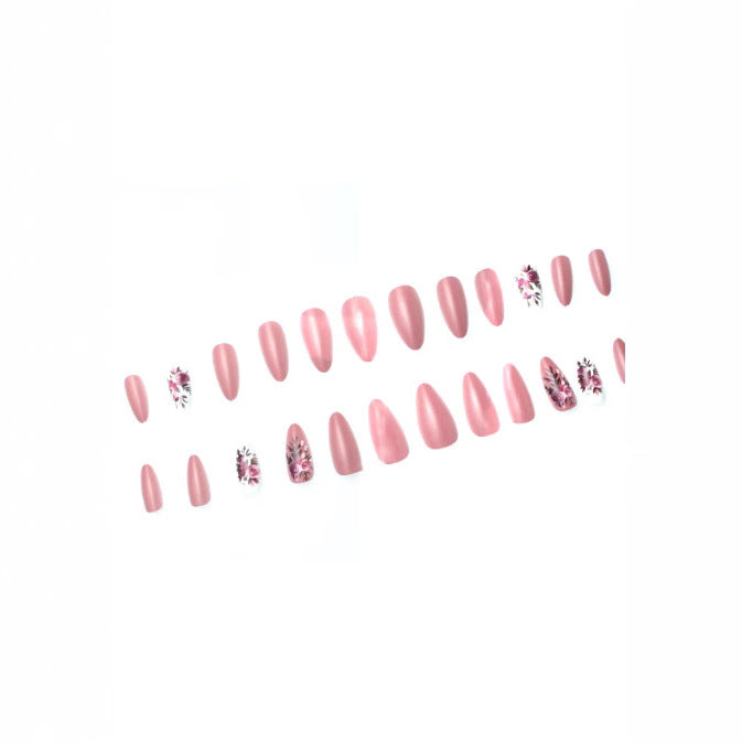 Elegant Floral Nail Art Design Kalsten