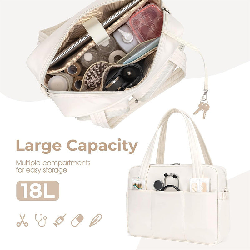 Multifunctional everyday bag with external compartments Kalsten