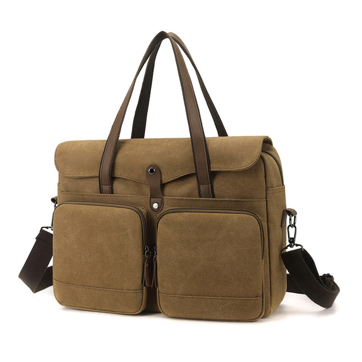 Stylish Canvas Briefcase Kalsten