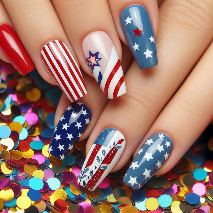Creative and festive art nails Kalsten