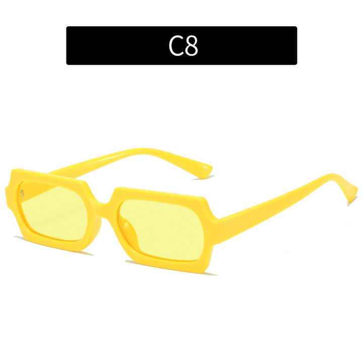 Fashionable Geometric Frame Sunglasses