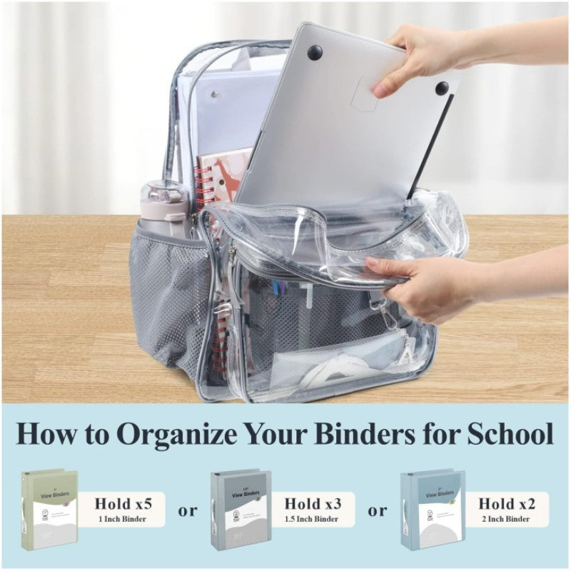 Transparent Leisure Backpack Kalsten