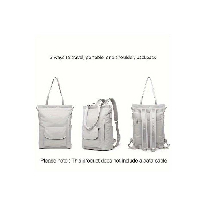 Unisex Multifunctional Backpack with Padded Laptop Compartment and Side Access Kalsten