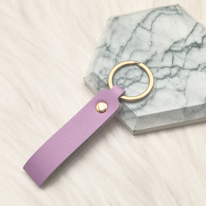 Unisex keychain with elegant artificial leather design Kalsten