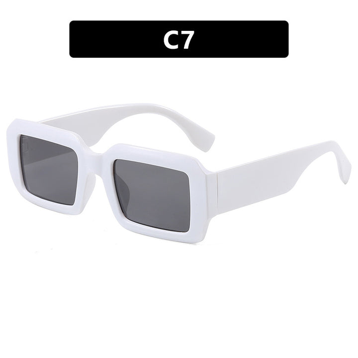 Ladies oversized square sunglasses with modern plastic frame Kalsten
