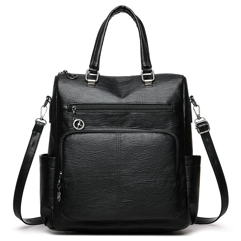 Stylish Multi-Functional Leather Backpack Kalsten