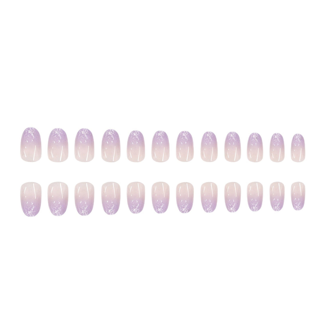 Glossy Gradient Gel Nail Enhancements Kalsten