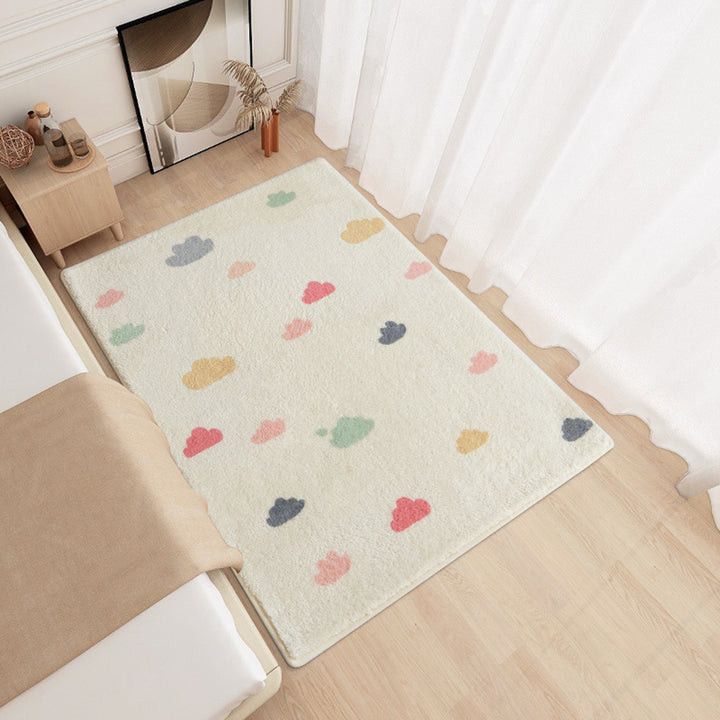 Playful Cloud-Themed Area Rug