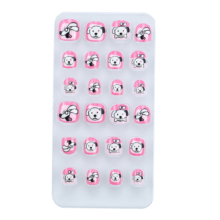 Playful Cartoon Animal Press-On Nail Set Kalsten