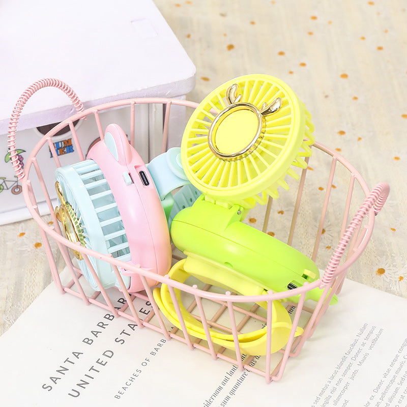 Women's Portable Mini Fan with Integrated Mirror and Spray Function Kalsten
