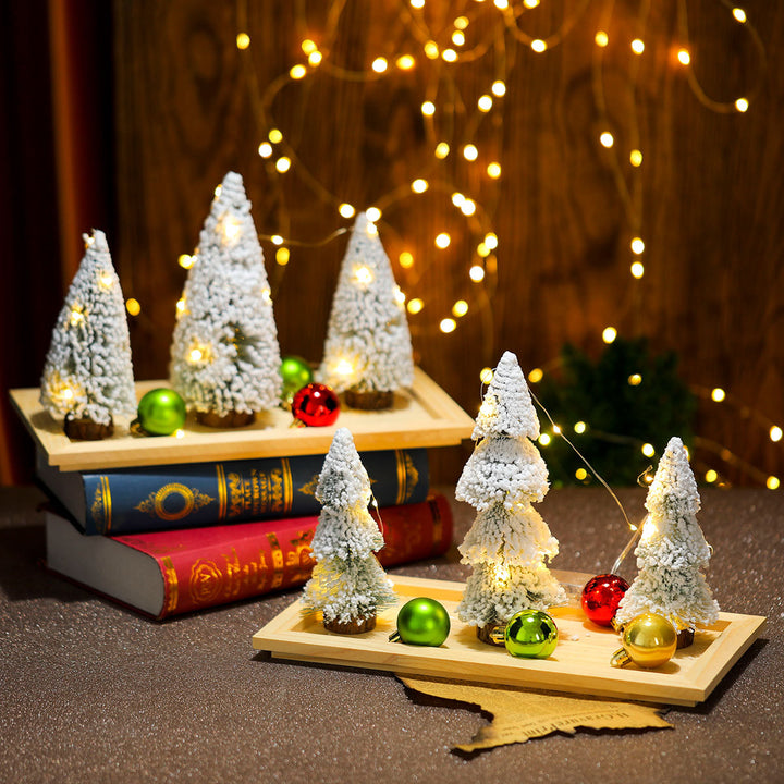 Festive Light-Up Miniature Christmas Tree Decoration Kalsten