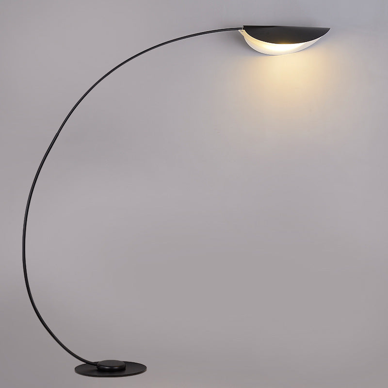Modern Arc LED Floor Lamp with Adjustable Brightness