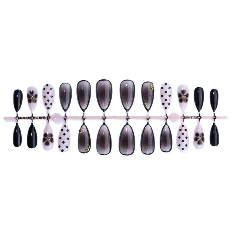 Stylish Mixed Design Press-On Nails Kalsten