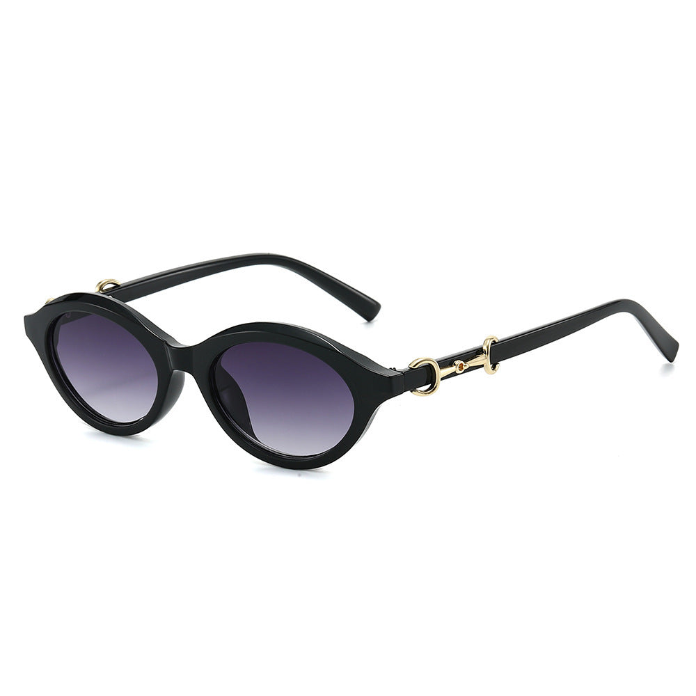 Fashionable Retro Oval Sunglasses Kalsten