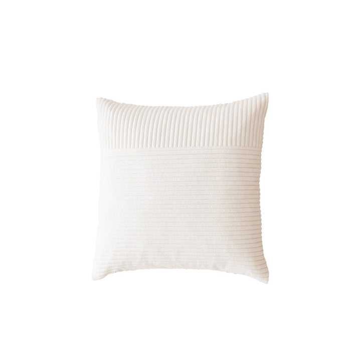 Ribbed Texture Decorative Pillow