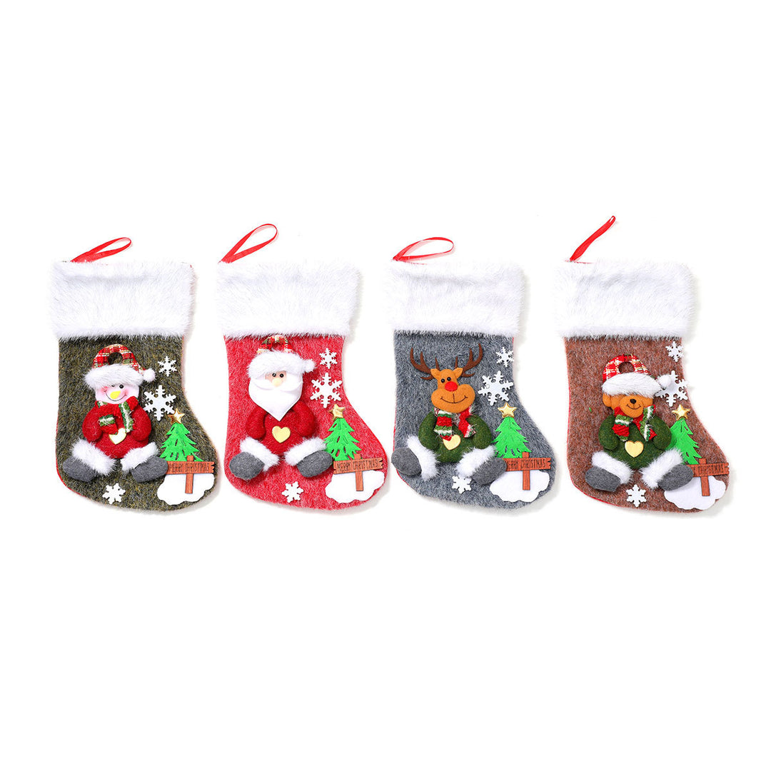 Christmas Stocking with Festive Motif Kalsten