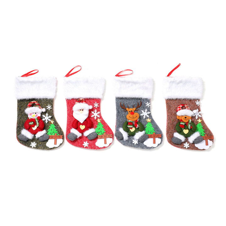 Christmas Stocking with Festive Motif Kalsten