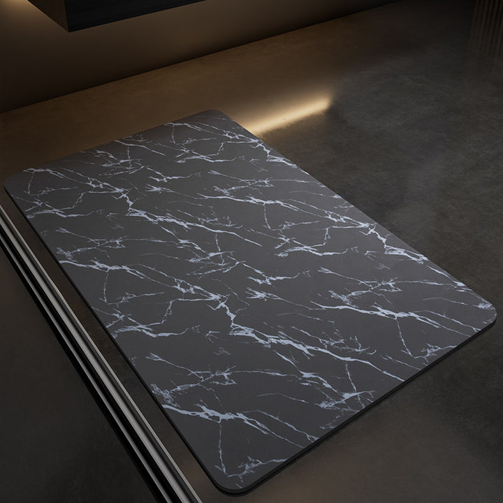 Marble-Patterned Anti-Fatigue Kitchen Mat Kalsten