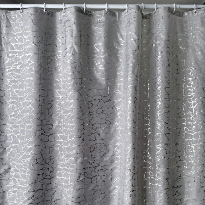 Elegant Textured Shower Curtain Kalsten