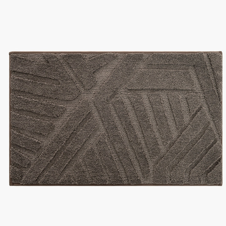 Modern Geometric Bath Mat Kalsten