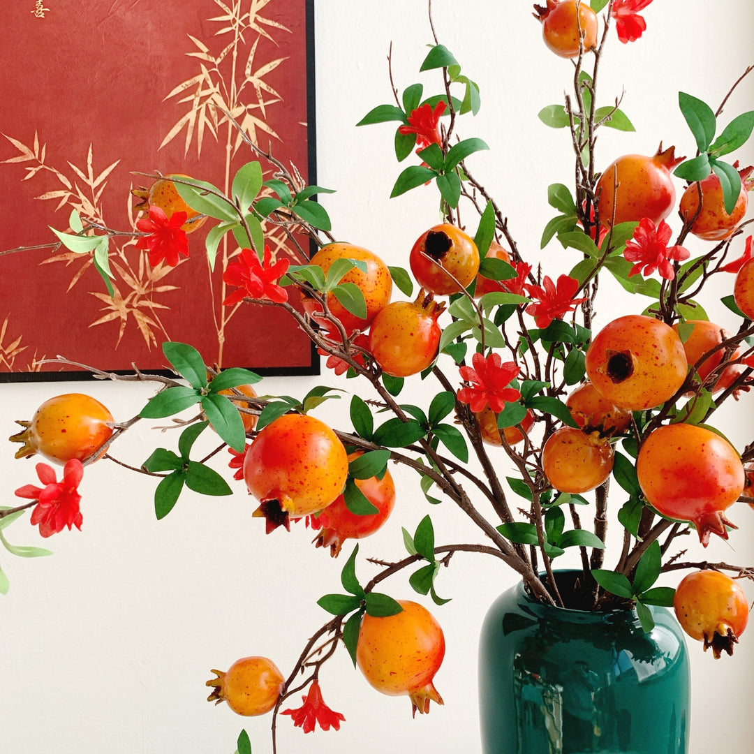 Decorative Pomegranate Blossom Arrangement