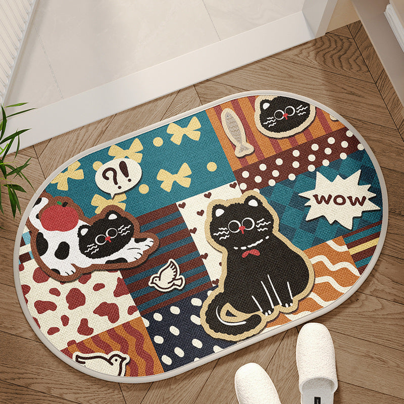 Decorative Geometric Area Mat Kalsten