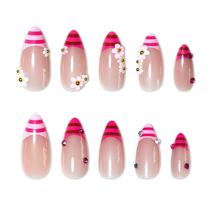 Elegant Floral Nail Art Kalsten