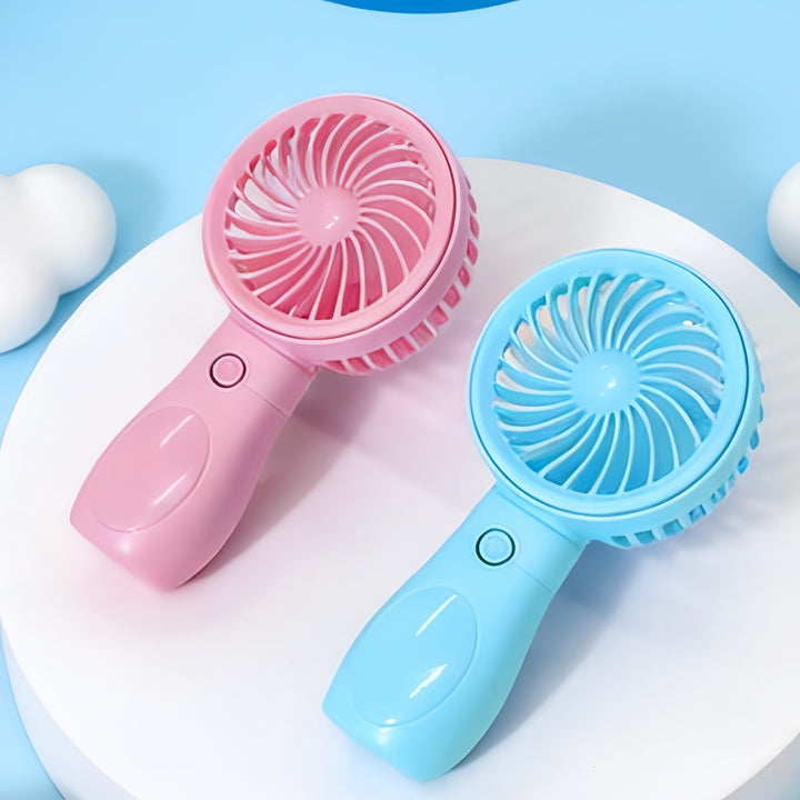 Portable handheld fan with powerful battery operation and variable speed control Kalsten