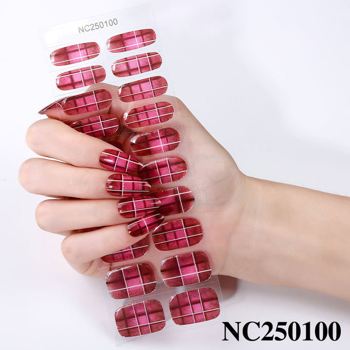 Elegant Floral Design Nail Wraps