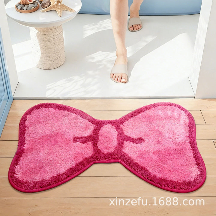 Stylish Bow-Shaped Bathroom Mat Kalsten