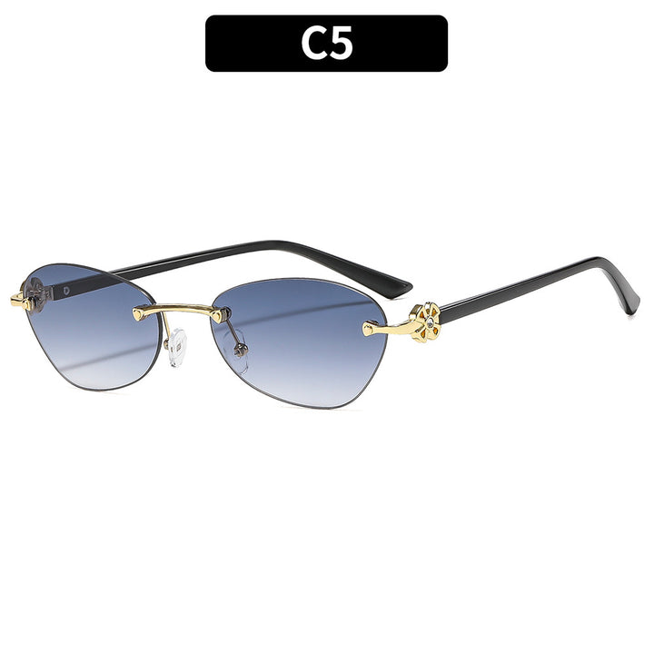 Elegant Geometric Frame Sunglasses
