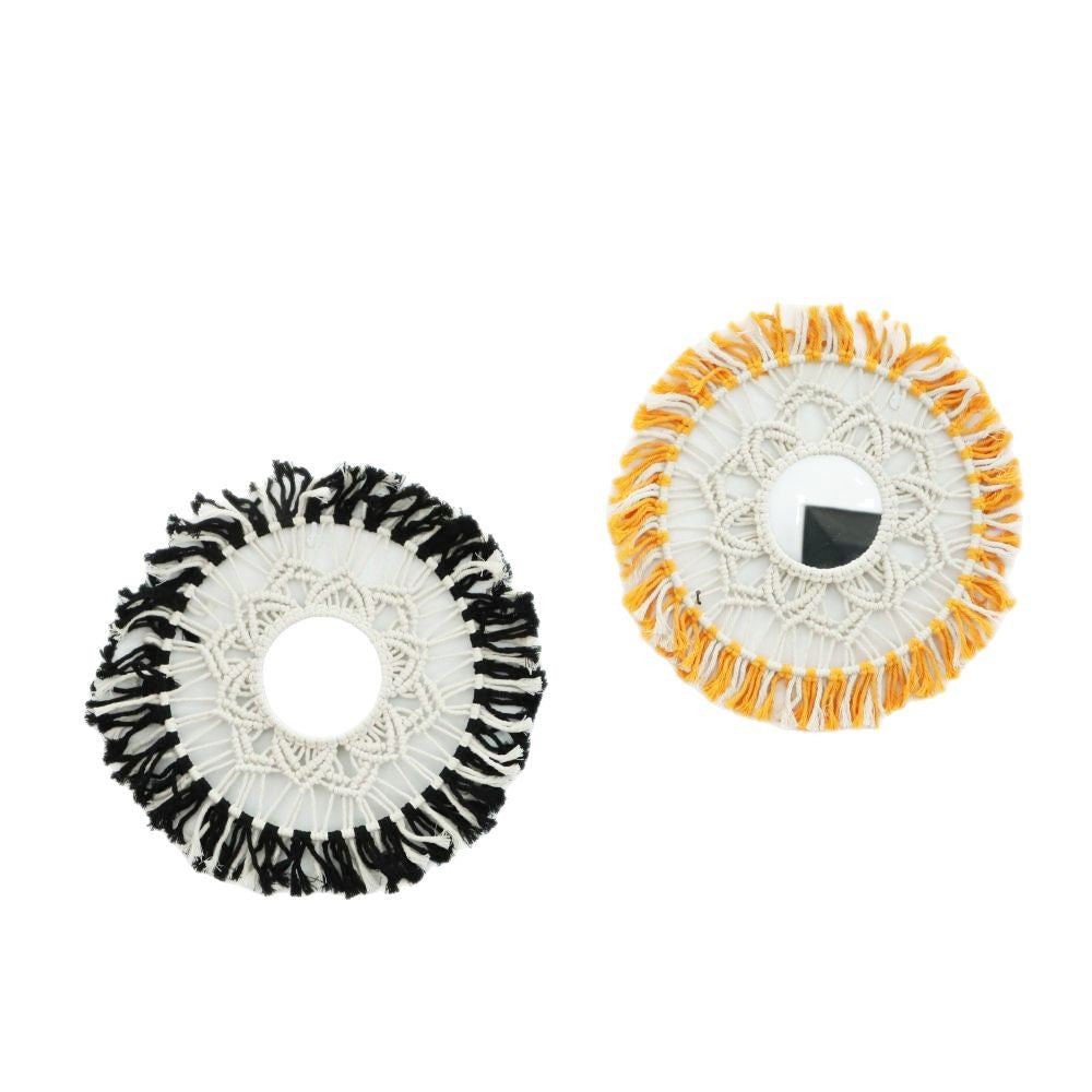 Round Macrame Wall Mirror