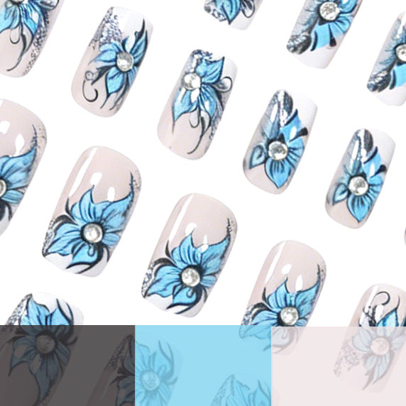 Floral Design Nail Art Kalsten
