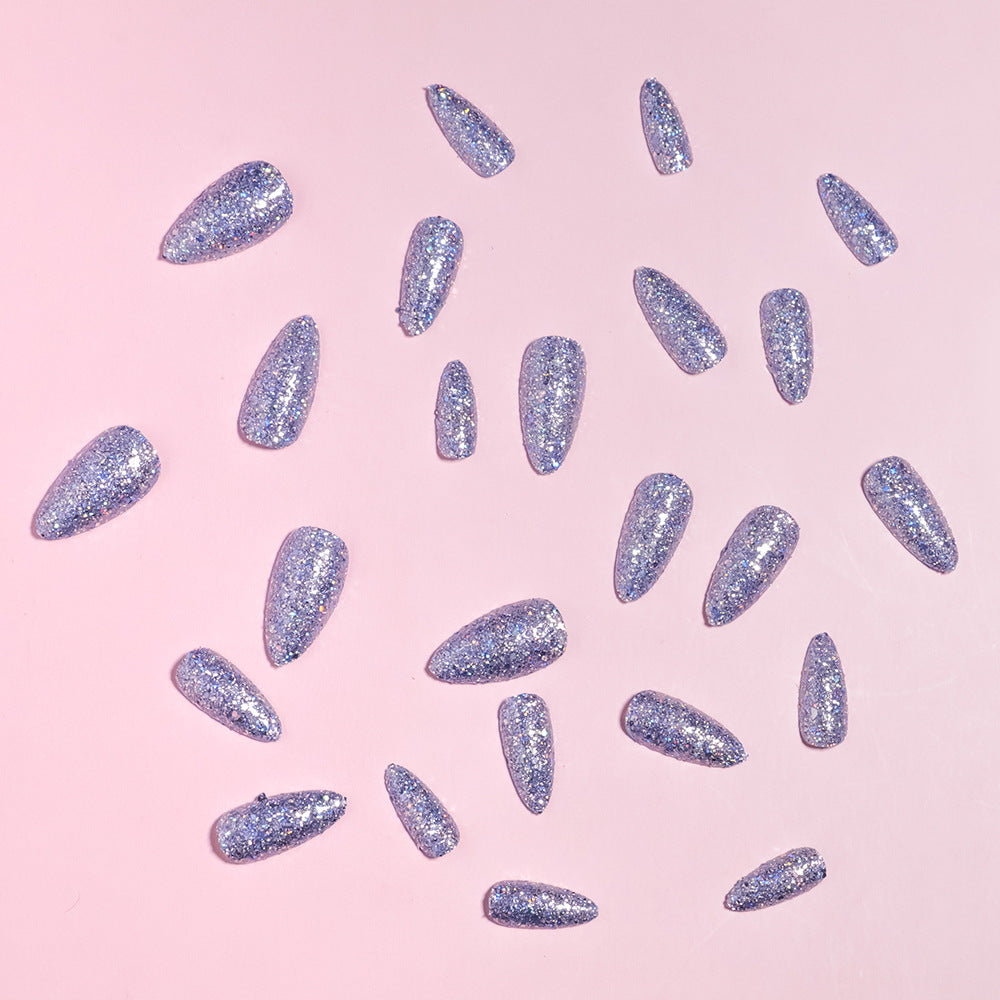Glamorous Glittering Stiletto Nail Tips Kalsten