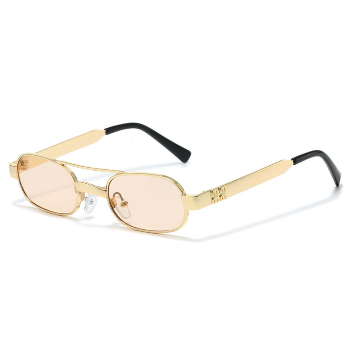 Stylish Minimalist Oval Sunglasses Kalsten
