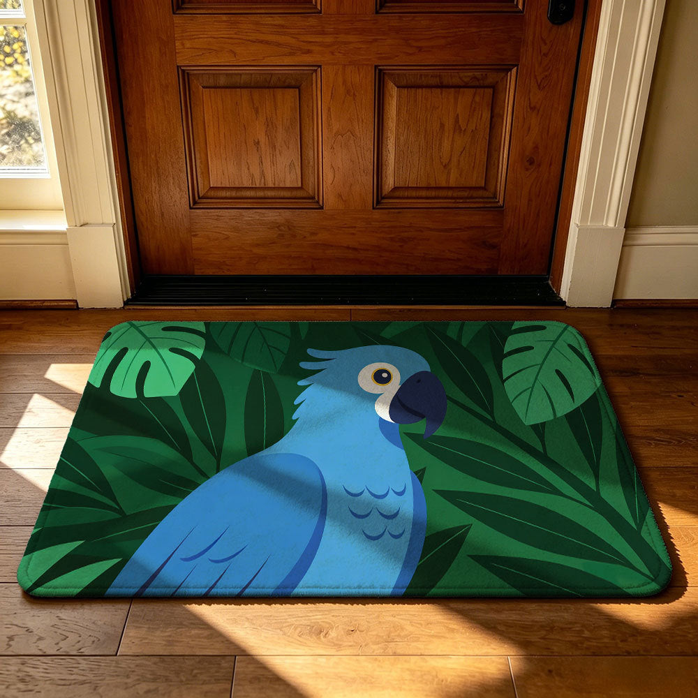 Tropical-Themed Decorative Doormat