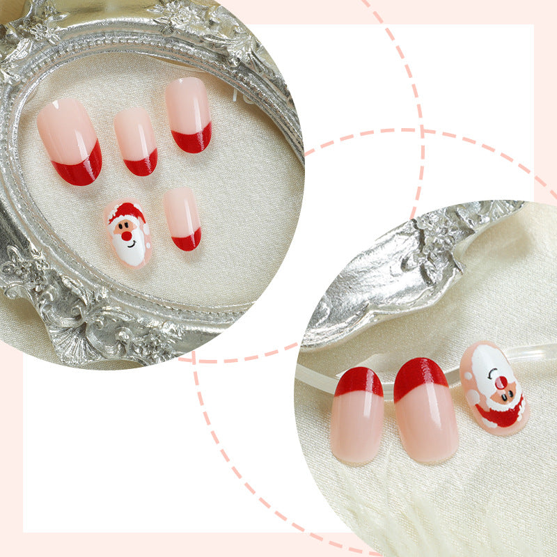 Festive Press-On Nail Art Set Kalsten