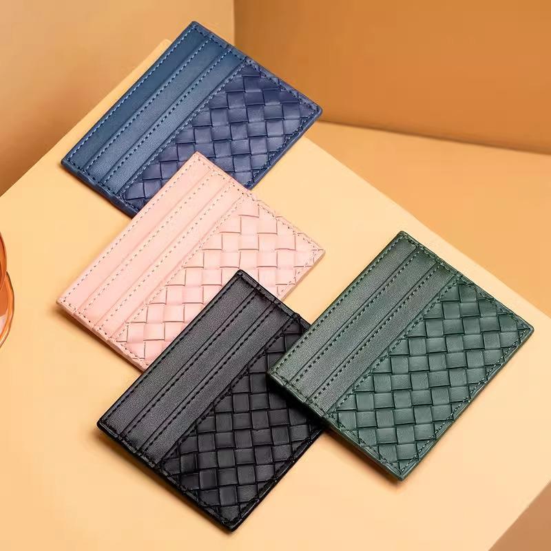 Woven Leather Card Holder Kalsten