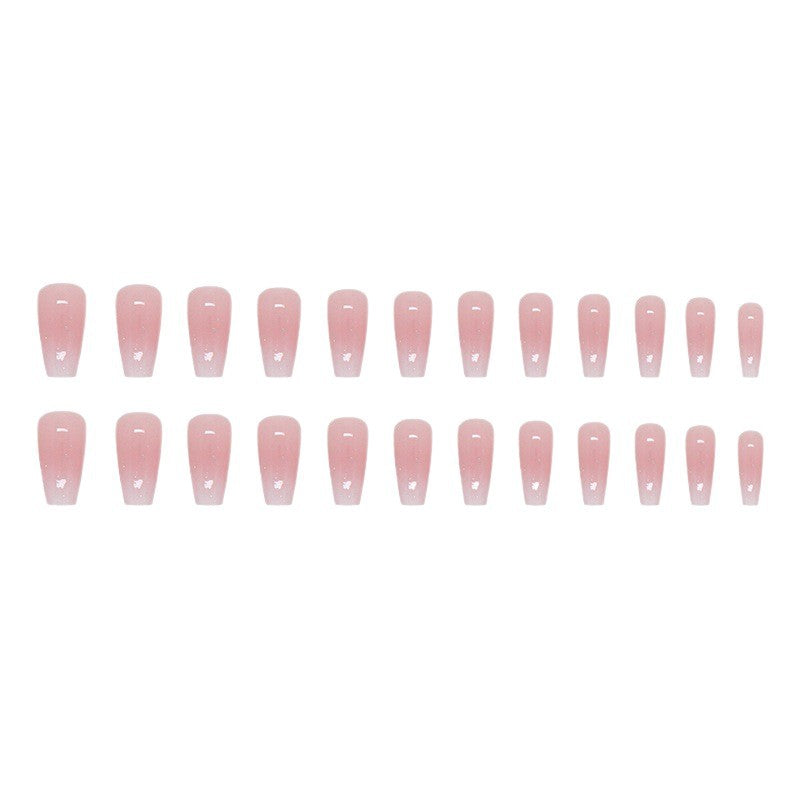 Artistic Press-On Nail Set with Celestial Design Kalsten