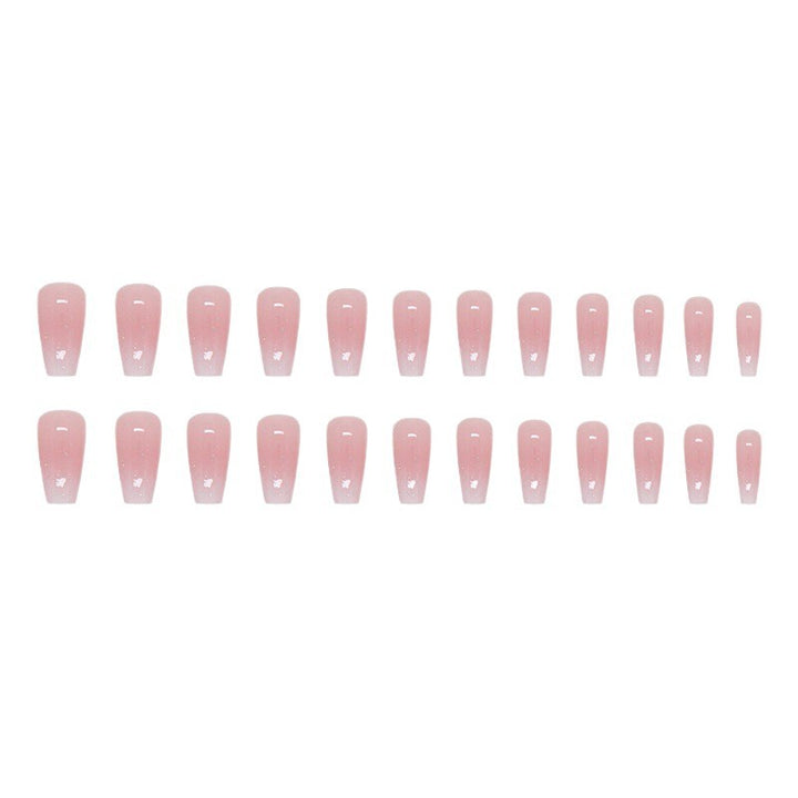 Artistic Press-On Nail Set with Celestial Design Kalsten