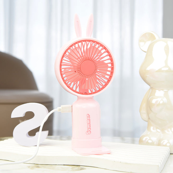 Portable Deer-Themed Handheld Cooling Fan Kalsten