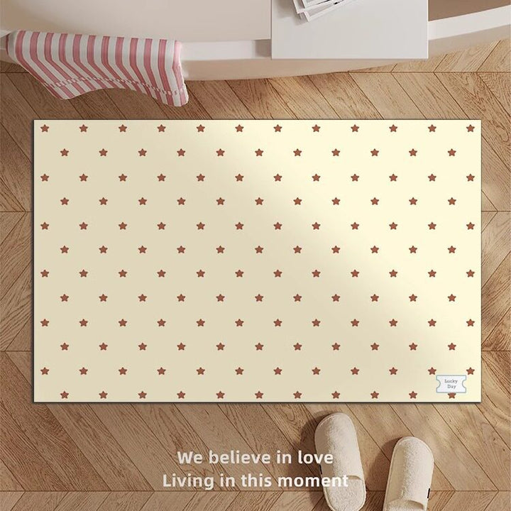 Star-Patterned Floor Mat