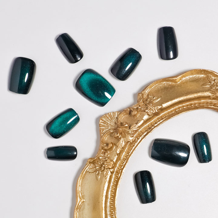Glossy Ombre Square Press-On Nail Set Kalsten